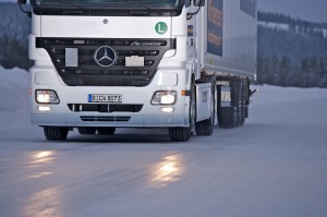 Зминие грузовые шины на льду